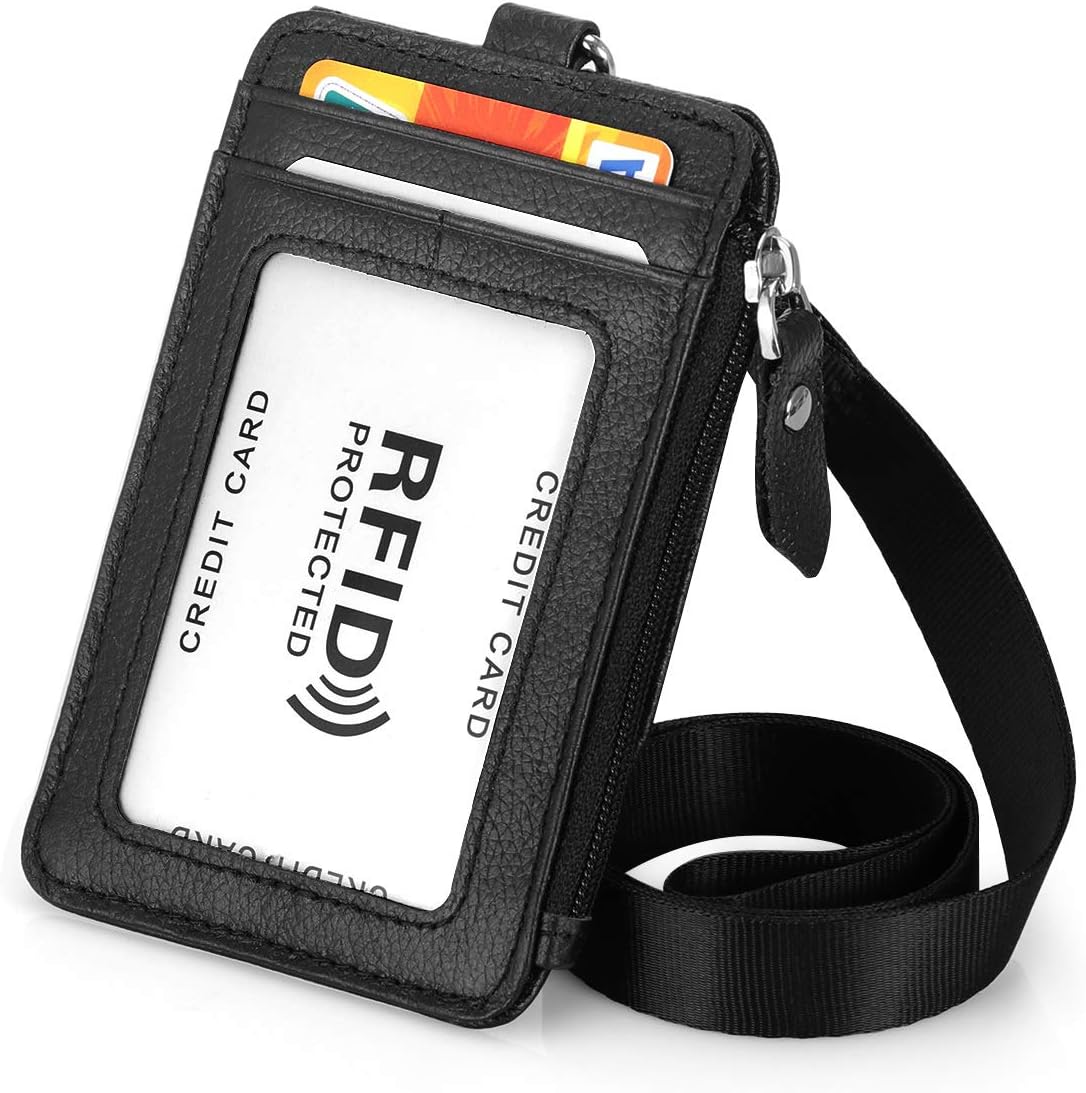 50 Pack Pauner RFD Blockng 2-Card D Badge Holder for 13.56MHz Access