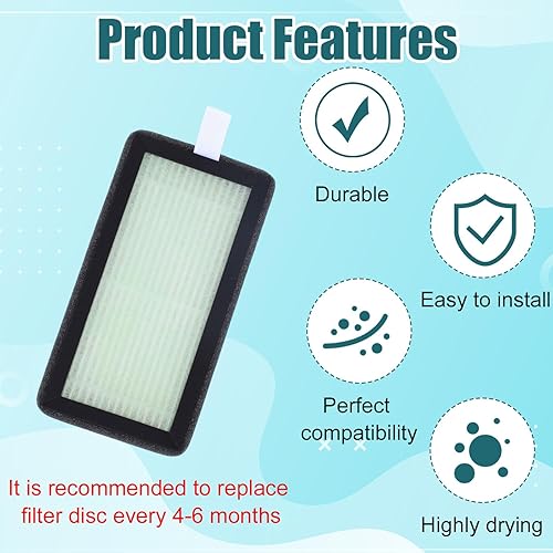 Miniatura 4 de 1 filtro de repuesto para esterilizador y secadora de botellas Dr. Brown's, accesorios de filtro de aire avanzados, piezas compatibles con biberones