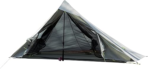 Miniatura 9 de Altair One - Tienda de campaña de senderismo ultraligera, nailon SIL impermeable, doble pared, 3 estaciones, refugio para 1 persona para mochileros,