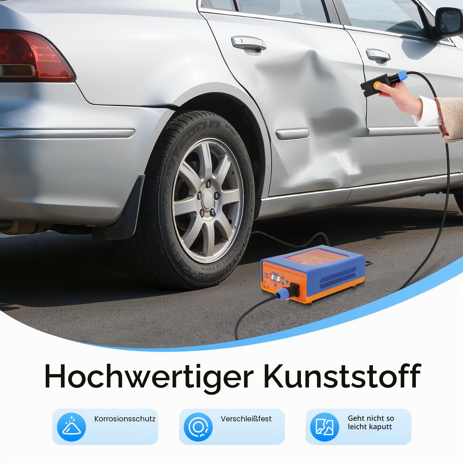 1380W Induktionsheizgerät, Auto Dellenreparaturgerät PDR Induktionsheizung Maschine, Hot Box Auto Beulen Reparatur Set für Hagelschäden und Türreparaturen