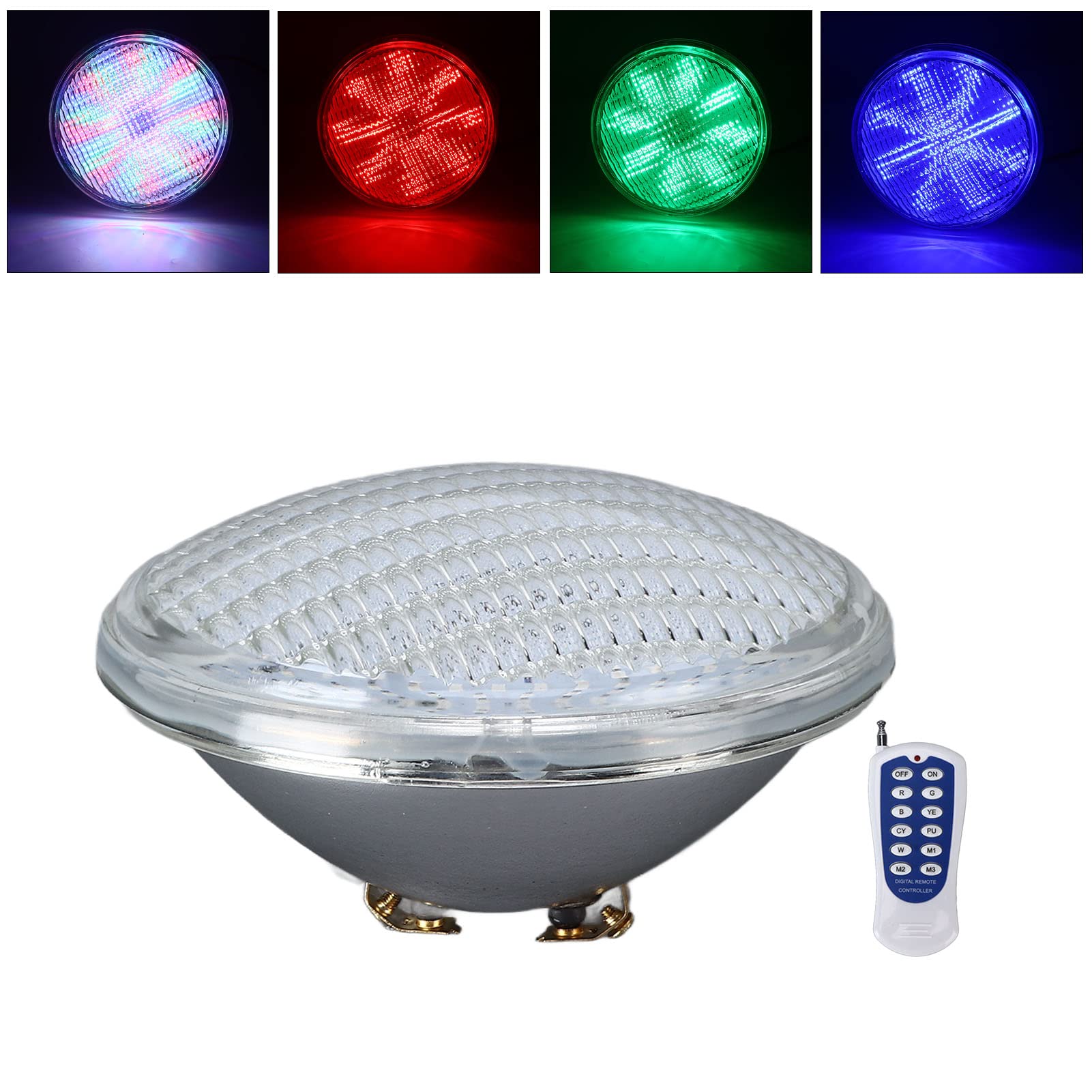 Naroote RGB Podwodna Basenowa 18W IP68 Wodoodporna, do Basenu