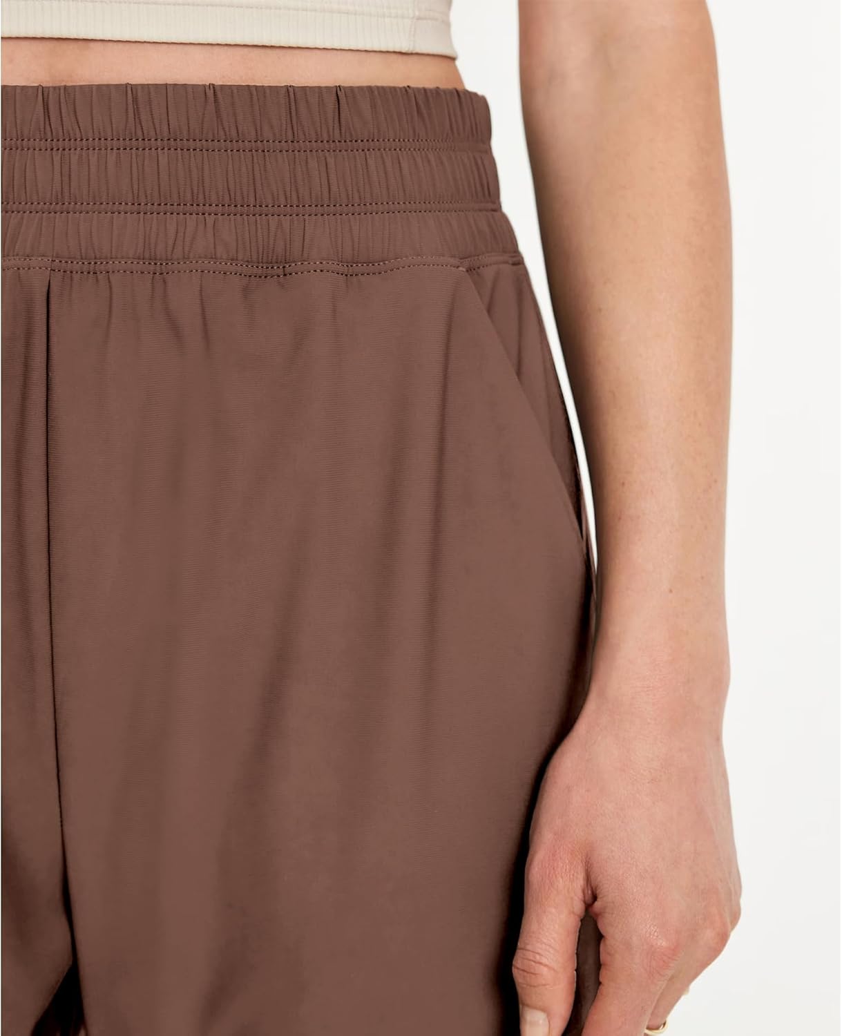 Barrel Pants Women Baggy Wide Leg Elastic Waisted Sweatpants Athletic Clothes Lounge Palazzo Trousers with Pockets