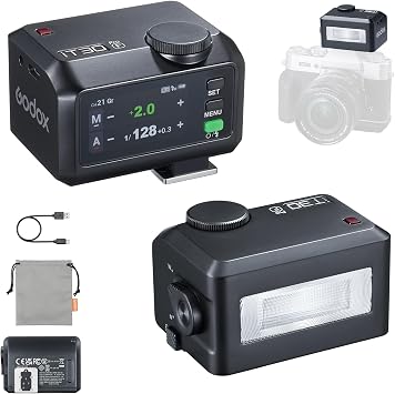 Godox iT30 Pro F iT30Pro F TTL Mini Camera Flash for Fuji, 2.4G HSS 1/8000s
