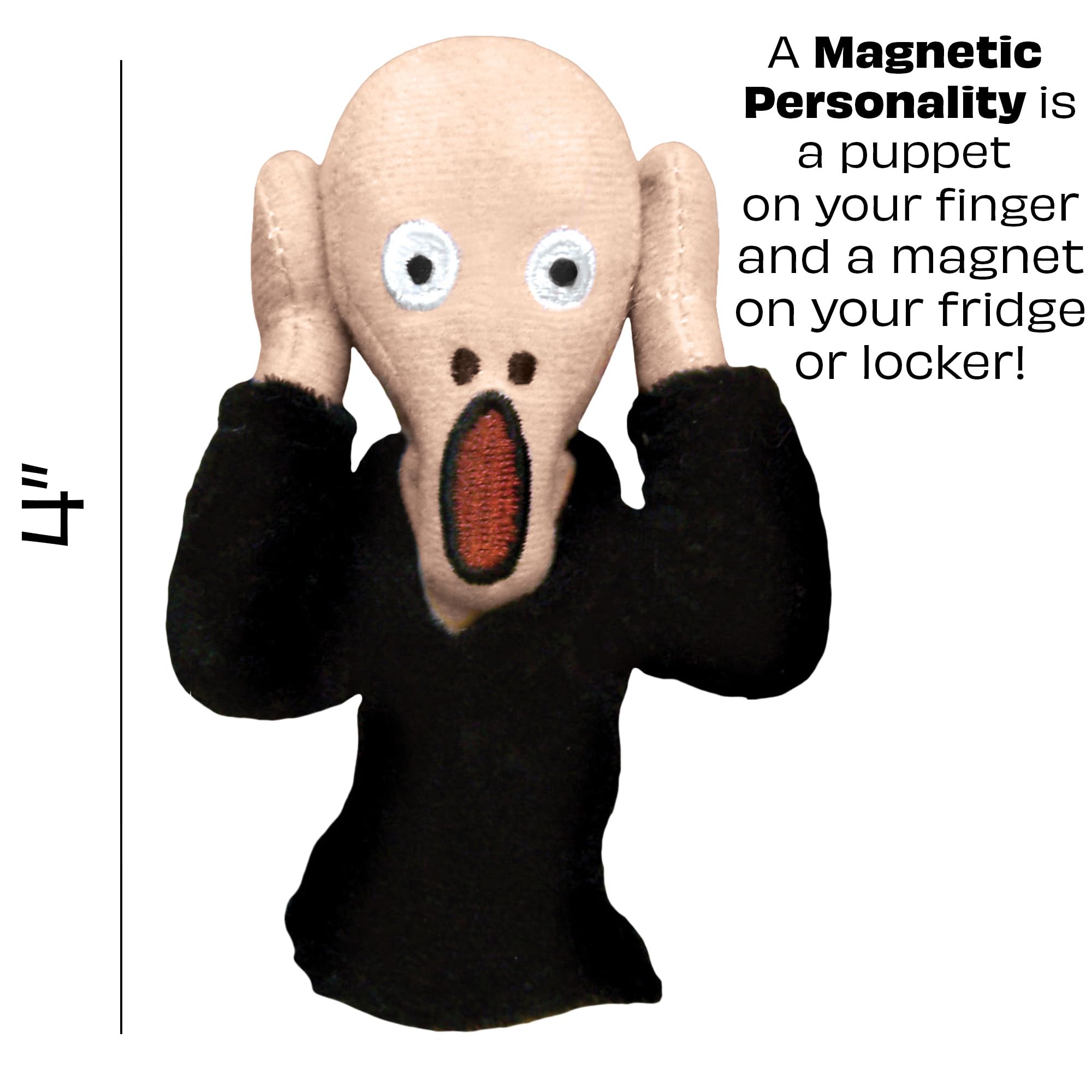 Amazon.co.jp: エドヴァードムンクの叫び指人形＆冷蔵庫用マグネット