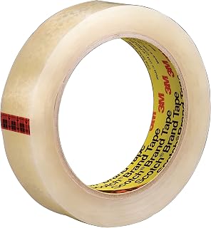 Scotch Light Duty Packaging Tape 600 Clear High Clarity, 1 in x 72 yd