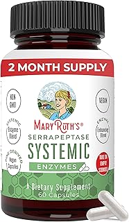 Serrapeptase Enzymes | Vegan Serrapeptase High Potency Sinus Relief Pills for Allergy Support, Tissue Health and Cellular Health | Plant Based, Vegan Capsule | Enteric Coated | 2 Month Supply