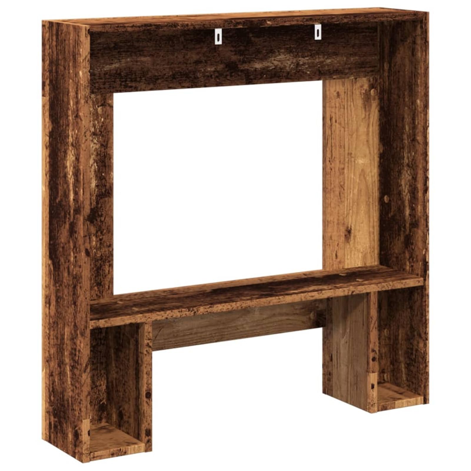 Cornice per Camino Legno Antico 81x18x82 cm in Truciolato,Cornice per Camino,Cornice Decorativa Caminetto-854605