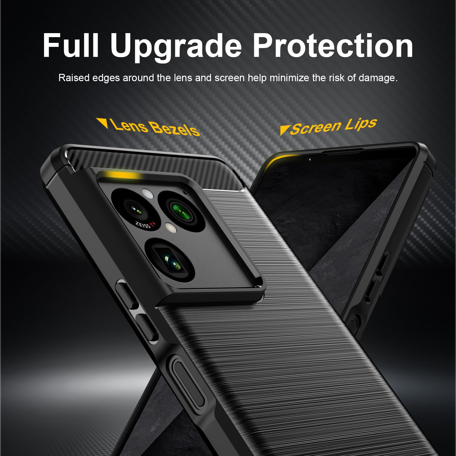 Etui do Sony Xperia 1 VIII + [1 szt.] Ochrona ekranu Szkło hartowane