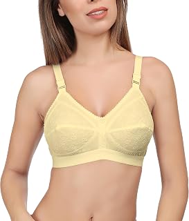 Eve's Beauty Women's Full Coverage Non Padded Non Wired Cotton Bra Price In India