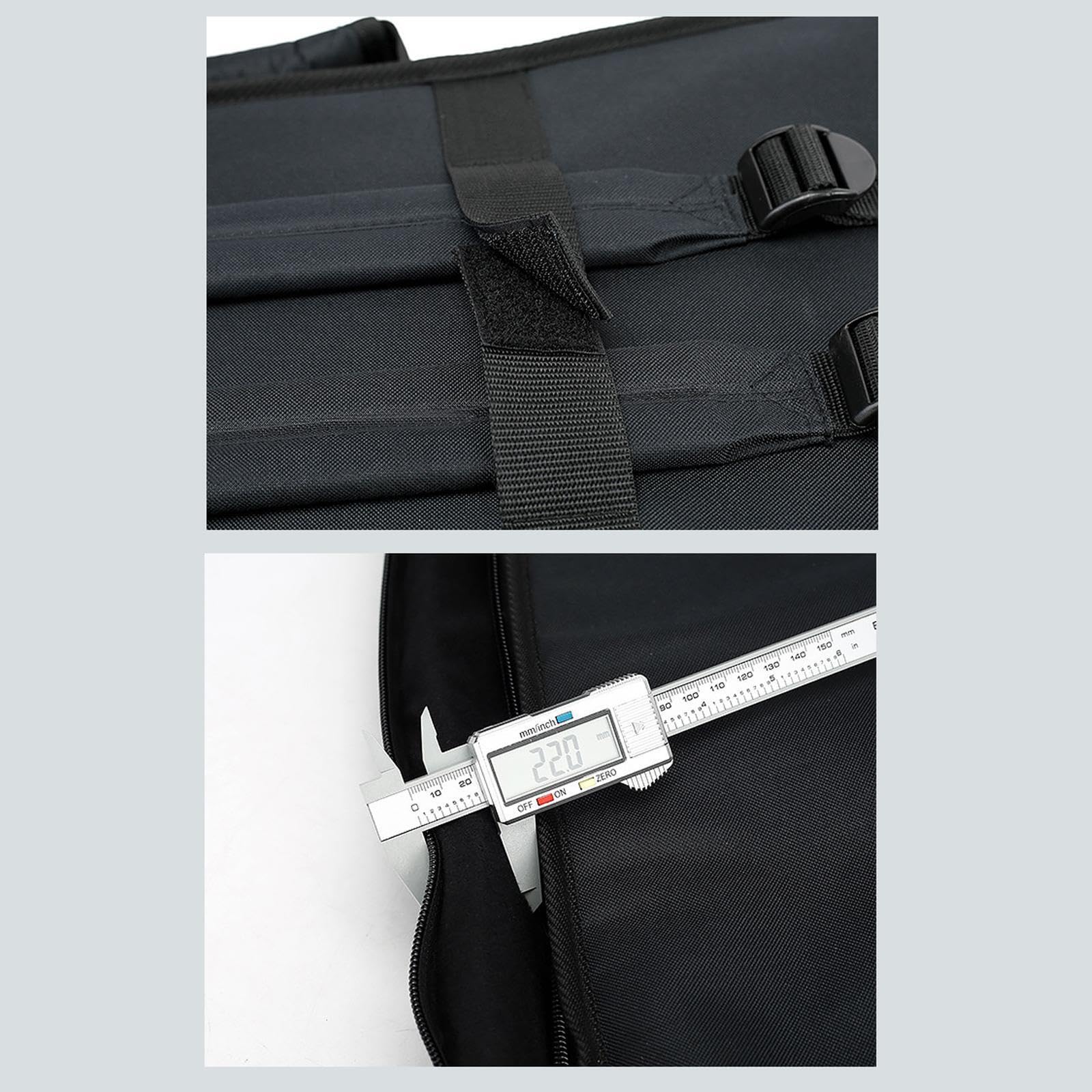 Bolsa Resistente para Guitarra eléctrica Profesional, bajo, Resistente al Agua y Estuche de Transporte