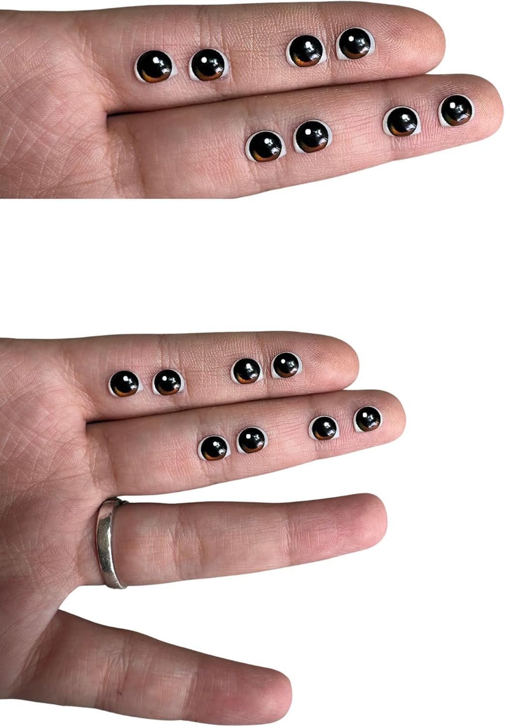 S347 104 Pairs in Brown, Adhesive or SelfAdhesive 3D