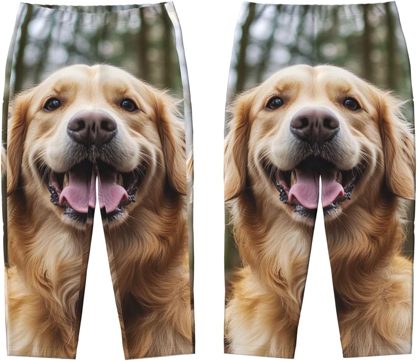 Mens Pajama Pants Soft Pajama Bottom Funny Golden Retriever Sleep Pant Lounge Pants with Pockets PJ Bottoms