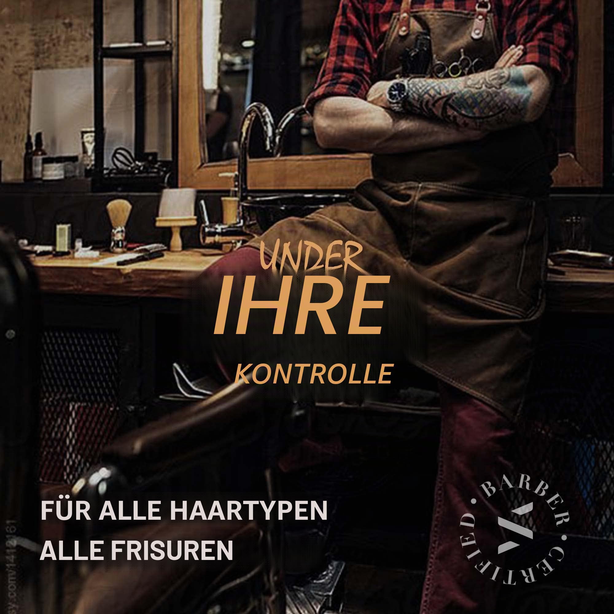 SUPRENT Haarschneidemaschine Profi-elektrischer Haar und Bartschneider Haarschneider Herren/Kinder/Frauen wiederaufladbar Haartrimmer Rasierer mit LED-Disply (Silber)