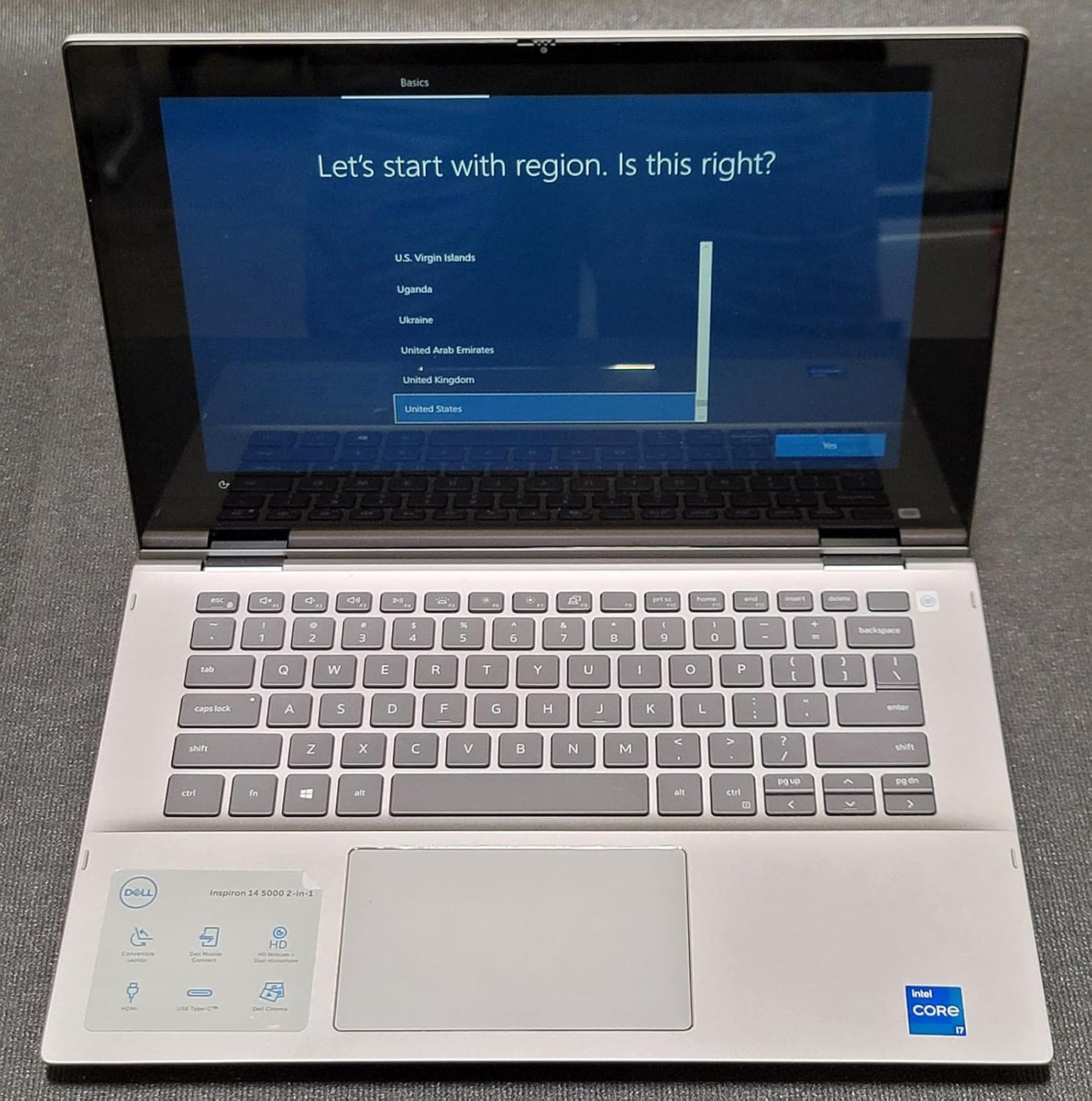 Dell Inspiron 5000 14" FHD 2in1 Touchscreen Backlit