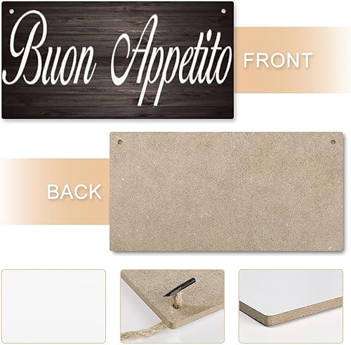 Miniatura 5 de Letrero colgante de madera decorativo para el hogar, decoración de puerta de cocina, decoración de puerta de cocina, letrero de madera rústico de