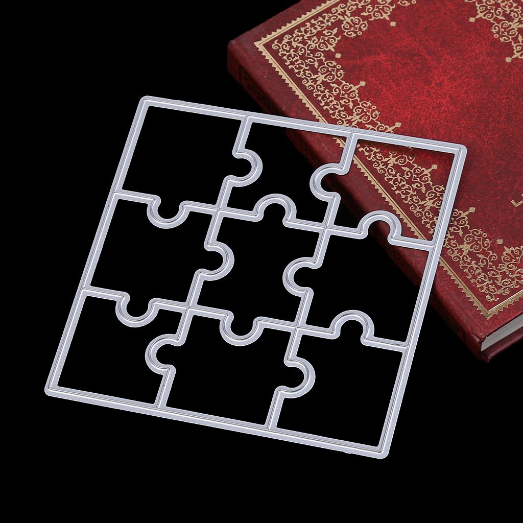 Heart Puzzle Metal Cutting Dies Modèles En Acier Au Carbone Pochoirs Pour Bricolage Scrapbooking / Album Photo Gaufrage Décoratif - France