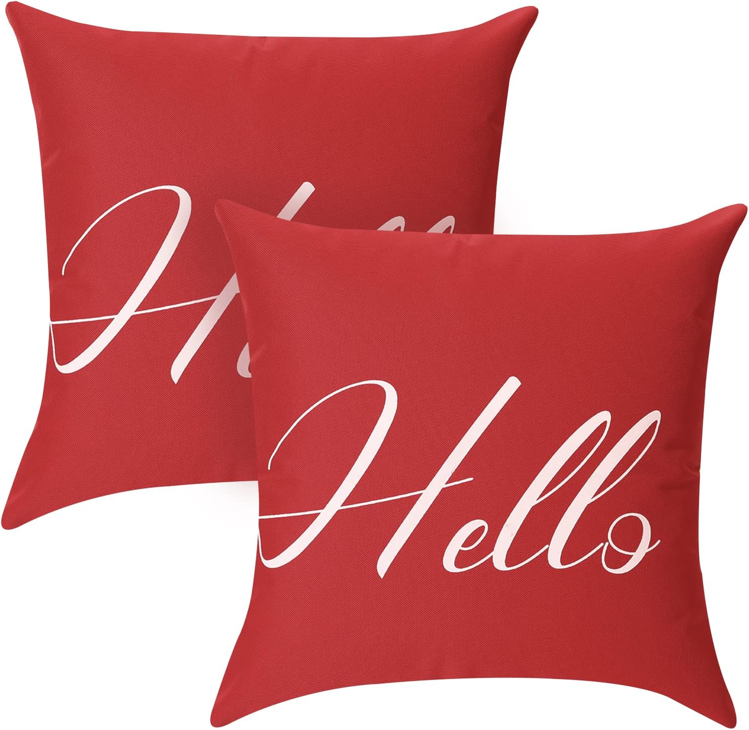 MoKo 2Pack Waterproof Outdoor Pillow Cover 18x18