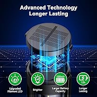 Vista 3 de LETMY Luces solares para caminos al aire libre, paquete de 8 luces solares para exteriores, IP65, impermeables, encendidoapagado automático, luces