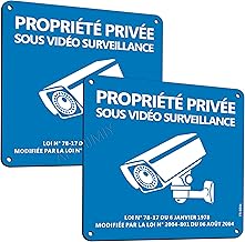 2 x Reflective Aluminium Video Surveillance Panel, 15 x 15 cm, with Holes Drilled