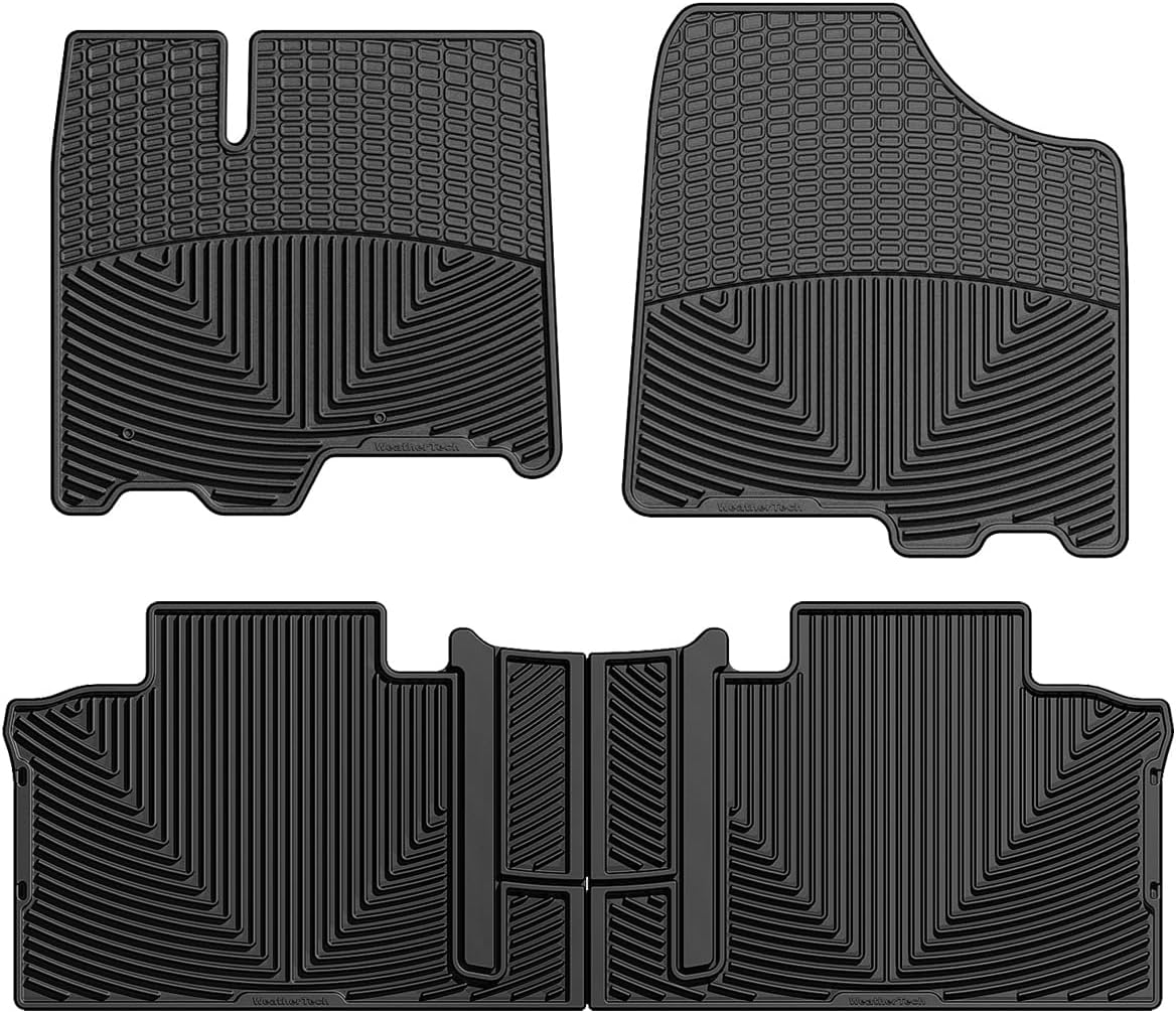 WeatherTech All-Weather Floor Mats for Toyota Sienna 1st & 2nd Row (WTCG202244), Grey