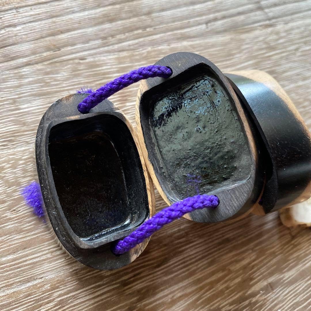 印籠 黒柿 希少素材】黒柿×鹿角 印籠｜伝統技術の手作り工芸｜和風