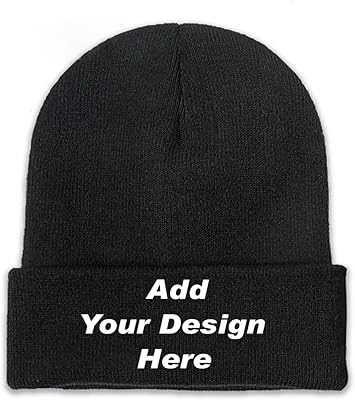 Custom Beanie Hat Personalized Text & Photo & Logo Baseball Cap for Men Women