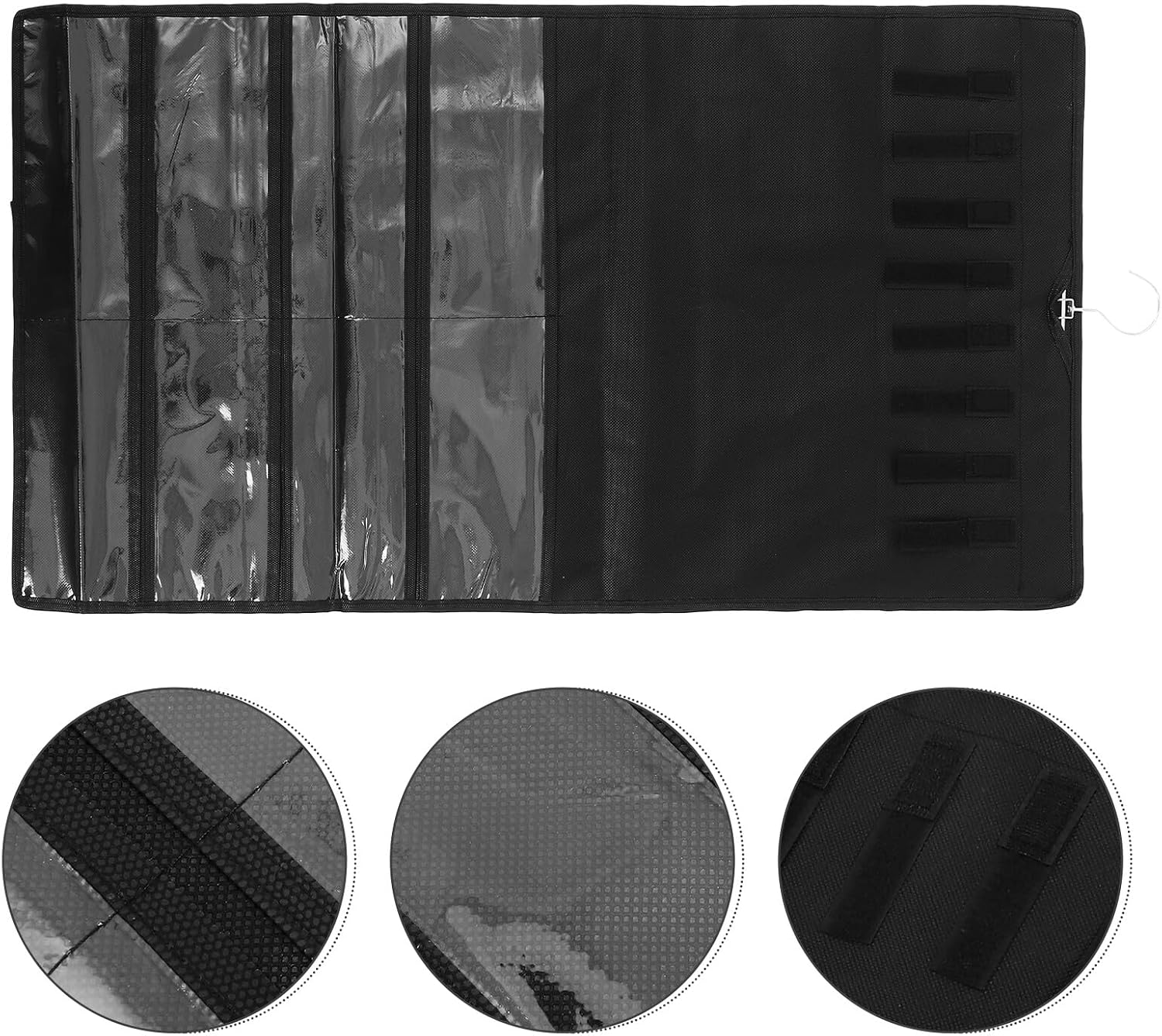 Jewelry Hanging Storage Organizer 48-grid Double-sided Pouch image 3