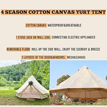 Amazon | D&R【コットンベルテント+オーニング+グランドシート+