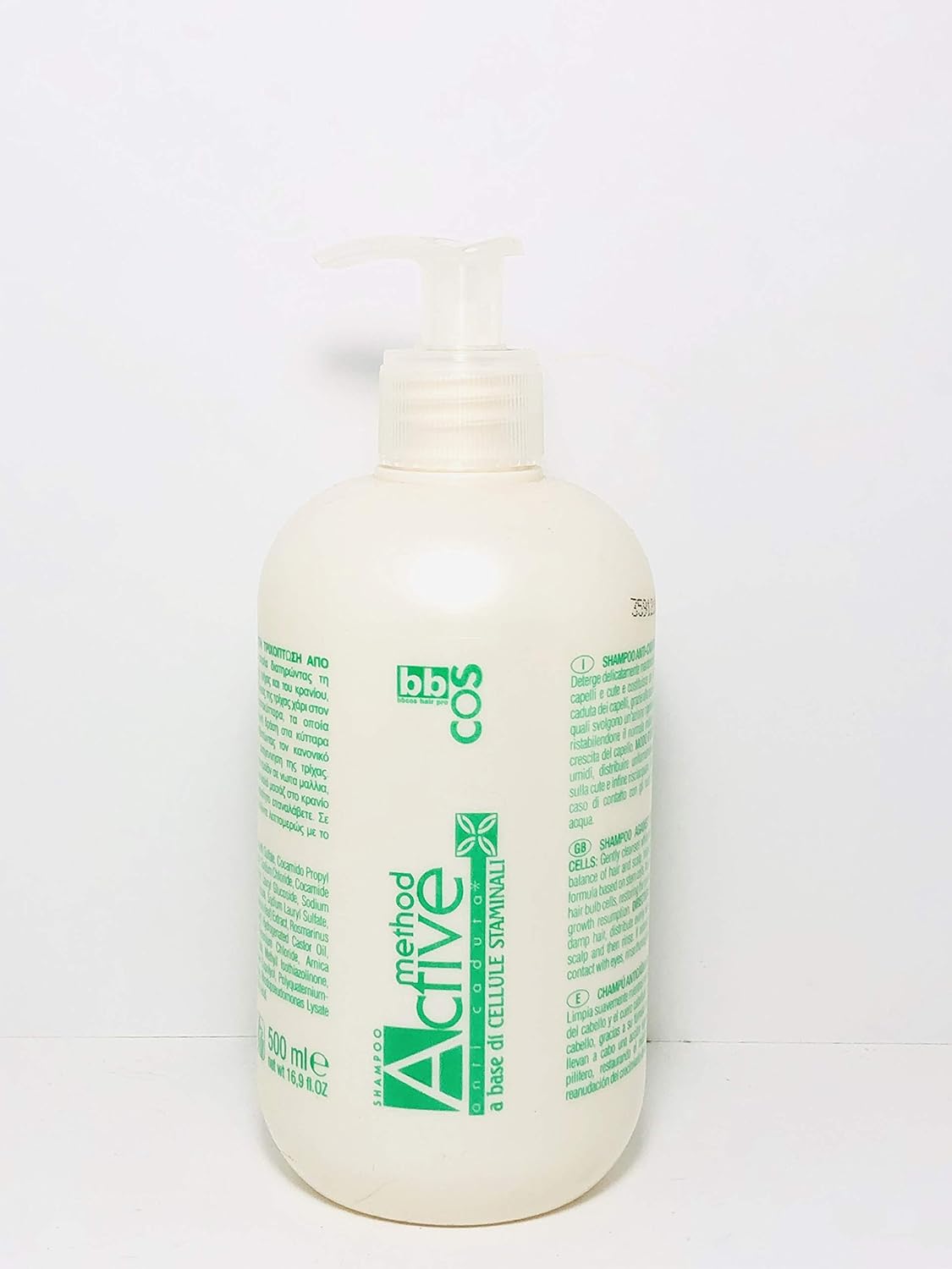 bbcos Method Active Shampoo Against Hair Loss made up of Stem Cells 500ml