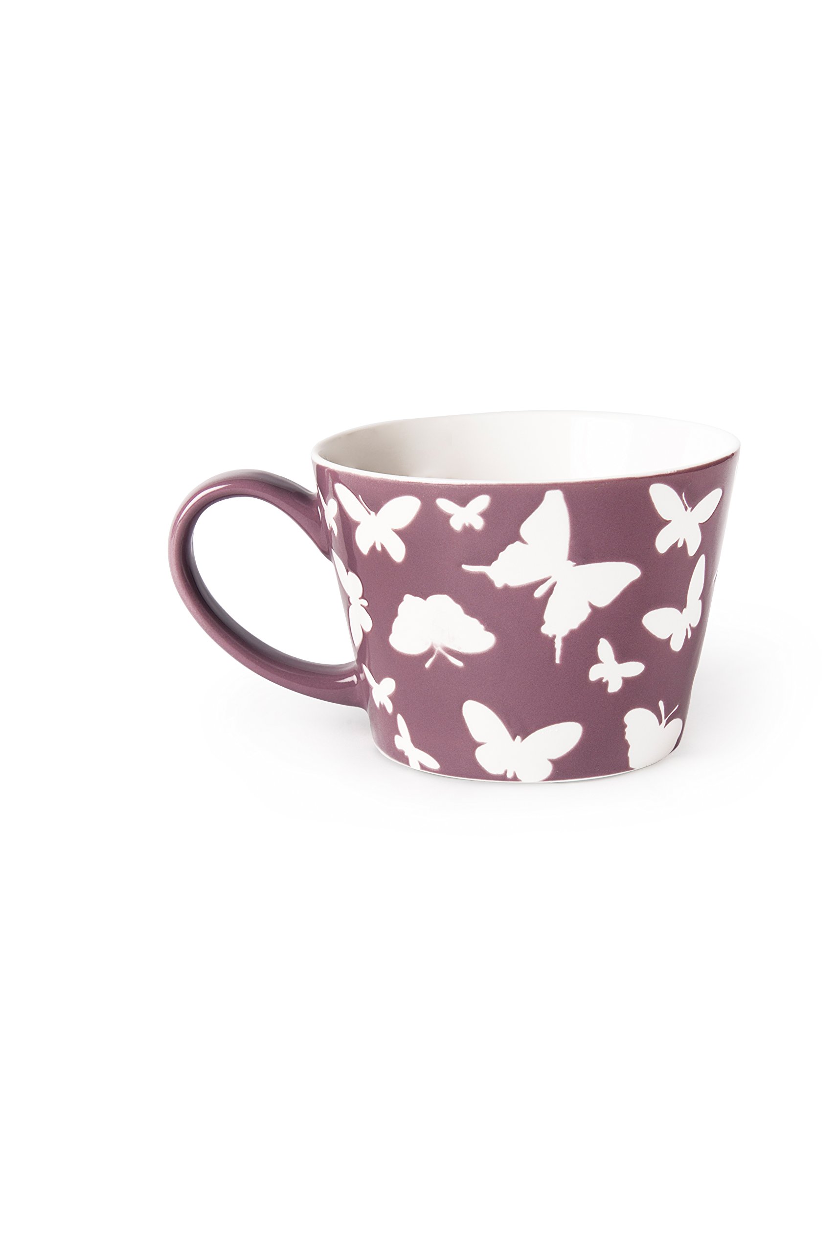 Excelsa Enjoy Jumbo Mug, Porcelain, Purple, 1 Piece (Pack of 1)