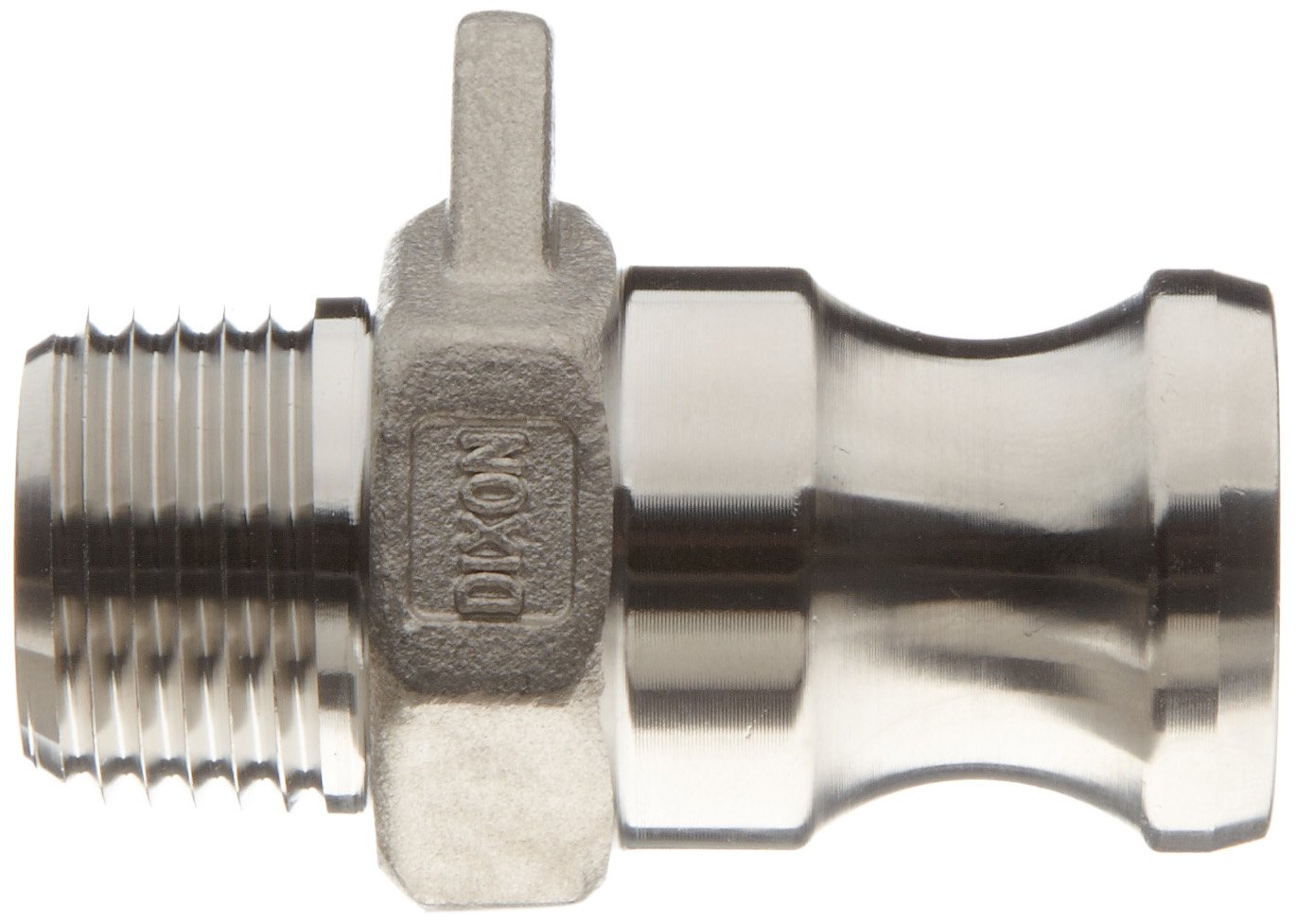 Dixon 200-F-SS Stainless Steel 316 Boss-Lock Type F Cam and Groove Hose Fitting, 2