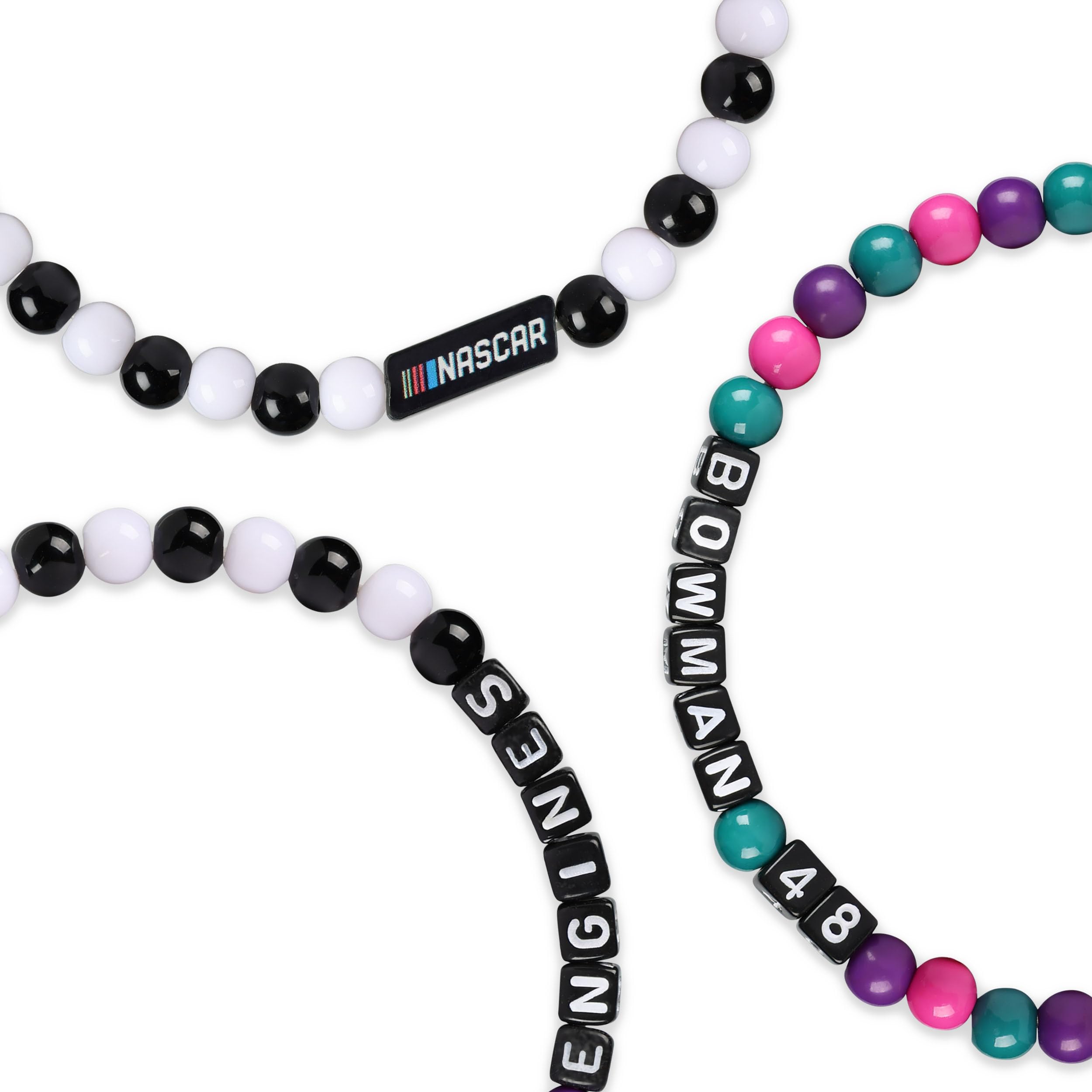 FOCO NASCAR Alex Bowman Mens 3 Pack Friendship Bracelet