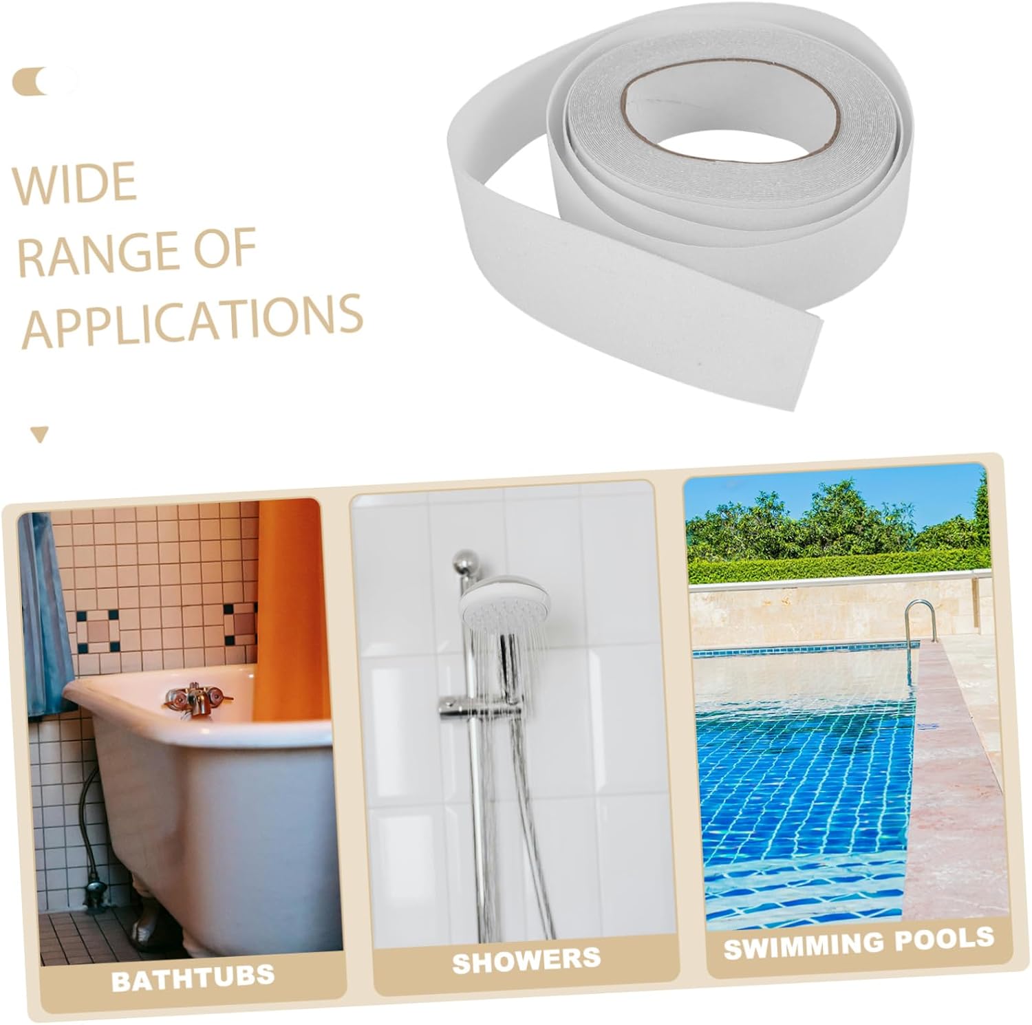 Non Slip Tape for Indoor Stairs and Bathroom Safety