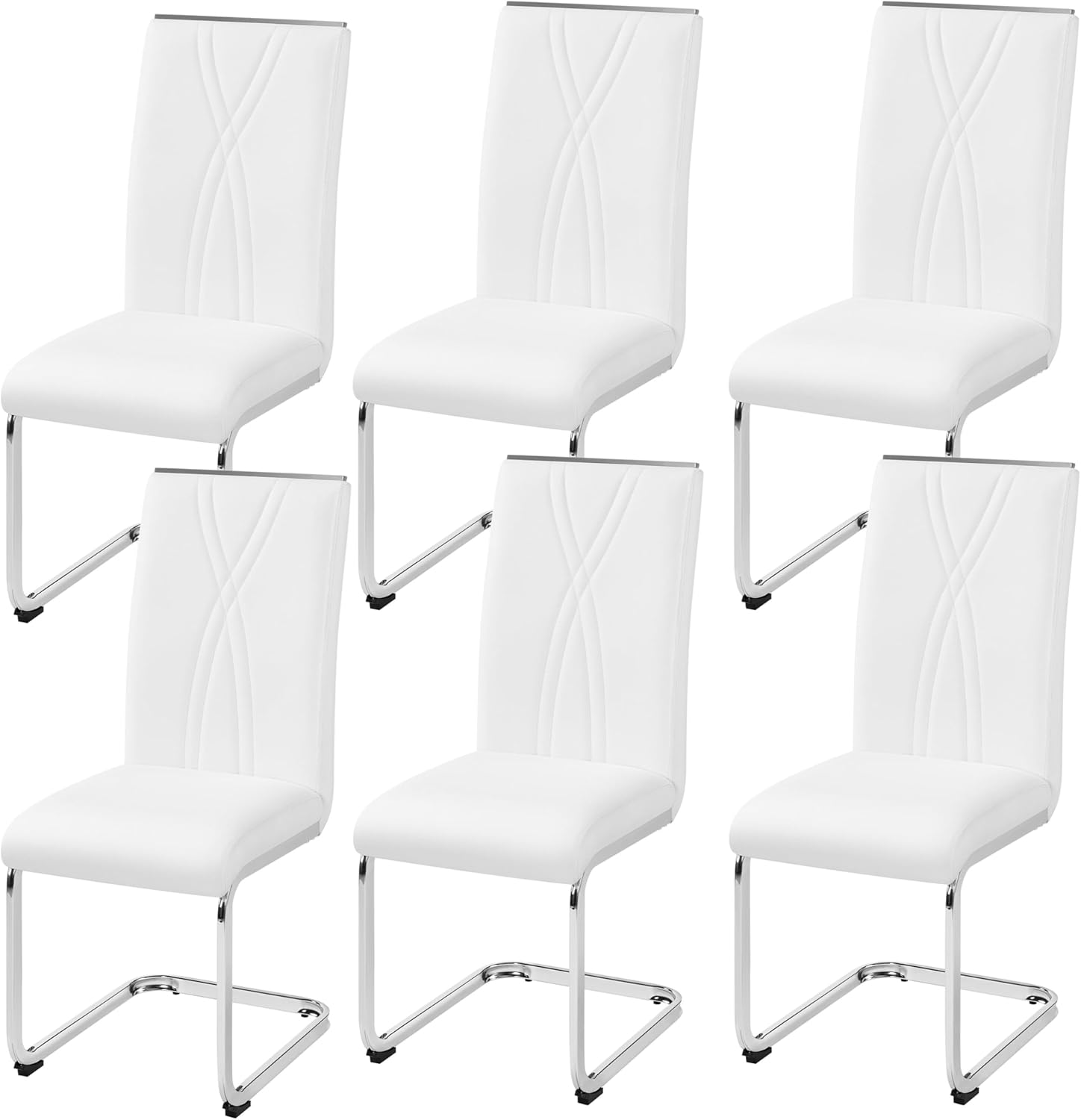 Yaheetech Dining Chairs Set of 6 Modern Dining Room Chairs