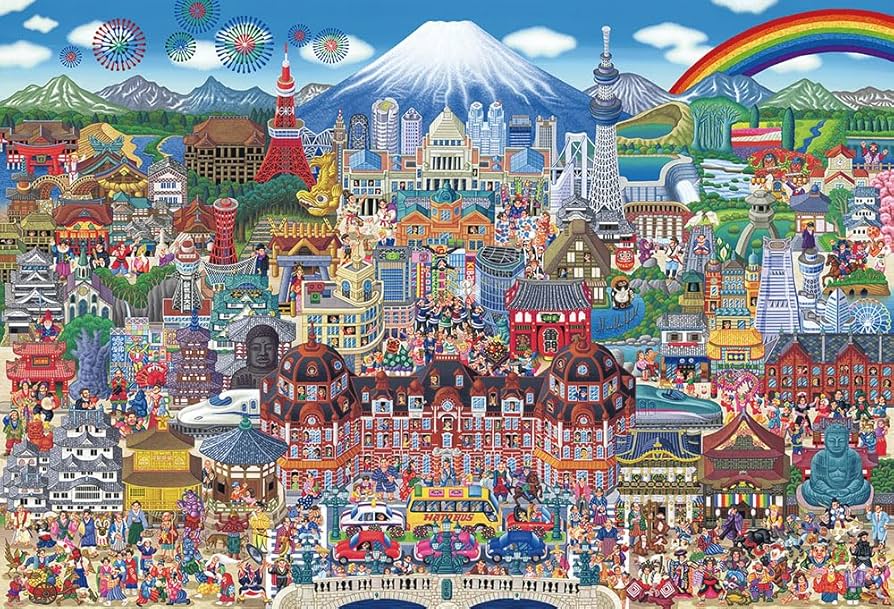 Amazon | 【日本製】ビバリー 1000ピース ジグソーパズル 日本名所大