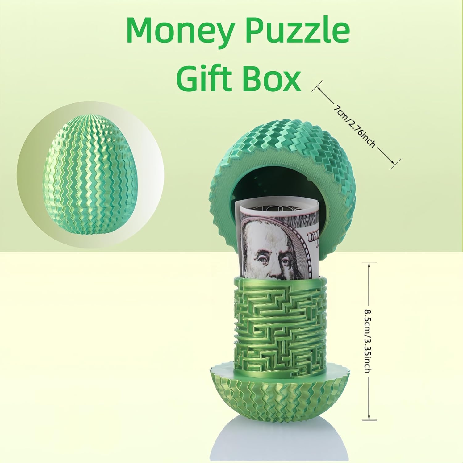 Easter Egg Style Cash Idea - Easter Egg Shaped Puzzle Box with Hidden