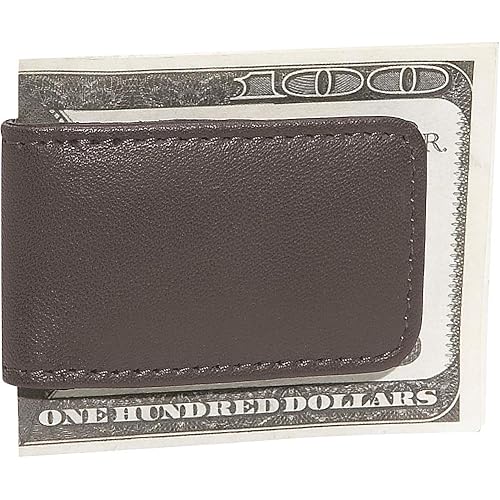 Royce Leather Men's Magnetic Money Clip in Leather with Suede Lining