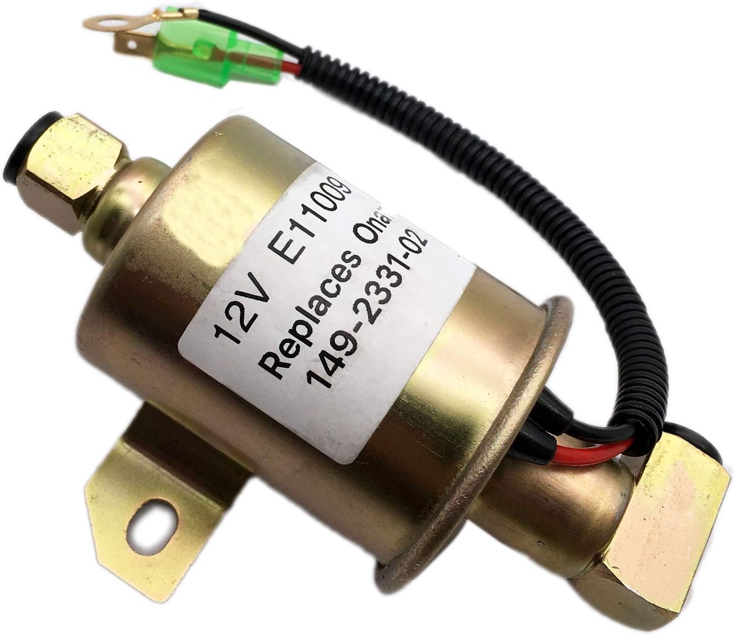 12V Fuel Pump E11009 Compatible with Onan Cummins RV Generator Replaces Onan 149-2331-02, Cummins A047N923 A029F891