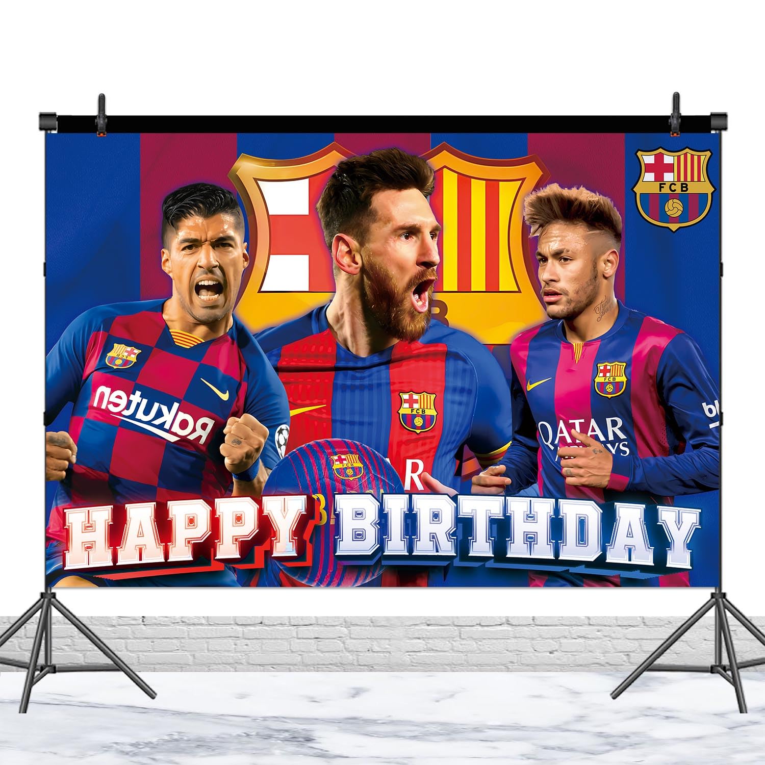 Fußball-Hintergrund Für 2. Geburtstag – 1,5 X 0,9 M, Vinyl, Für Sport-Mottoparty, Jungen & Mädchen
