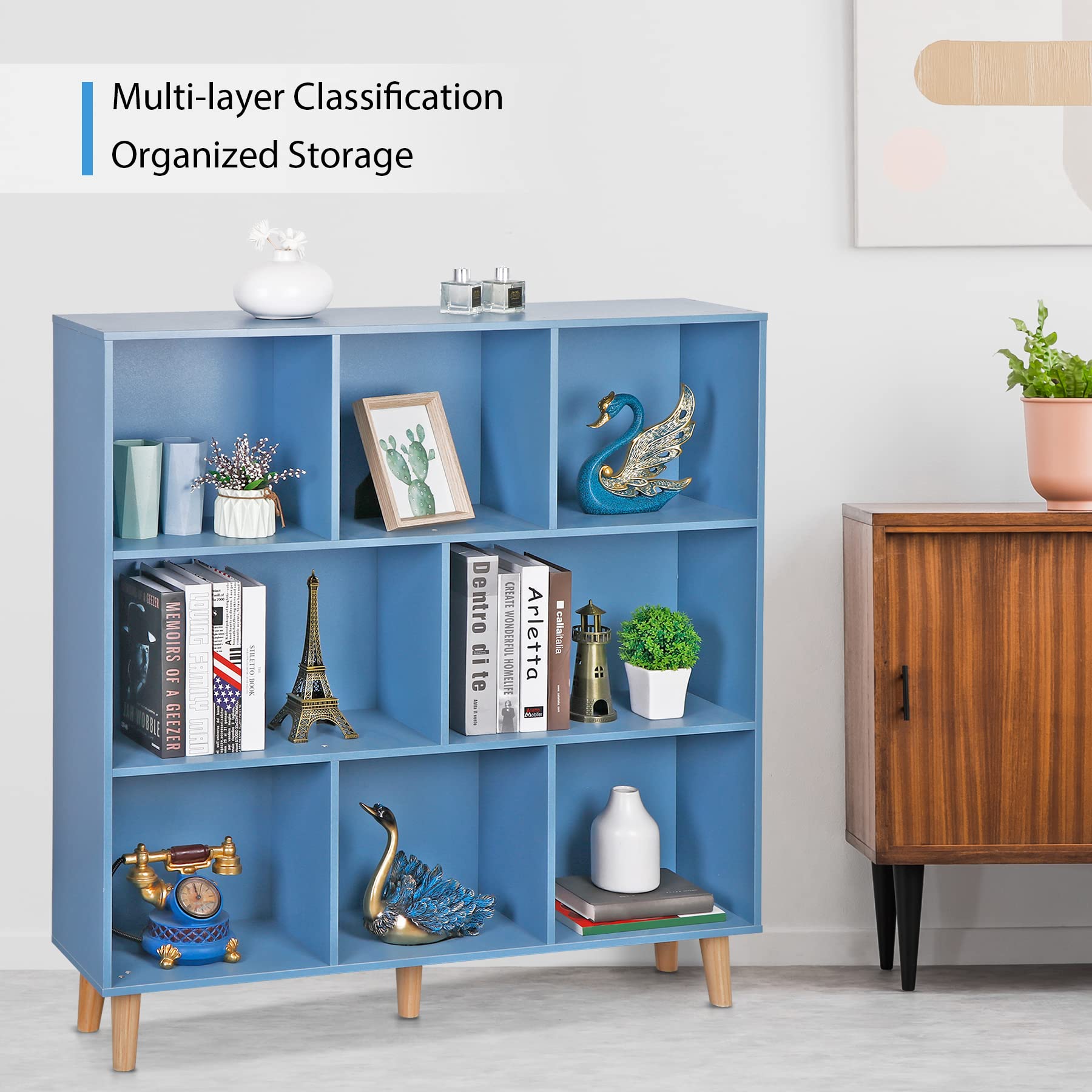 Amazon.com: ZenStyle 8 Cube Bookshelf, 3-Tier Open Shelf Bookcase