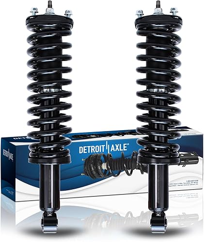 Miniatura 30 de Detroit Axle - Par de puntales traseros para Hyundai Accent 2000-2005, 2 puntales listos con montaje de resorte helicoidal 2001 2002 2003 2004
