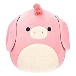 Squishmallows Original 12-Inch Maudie Pink Donkey with White Fuzzy Belly - Official Jazwares Plush