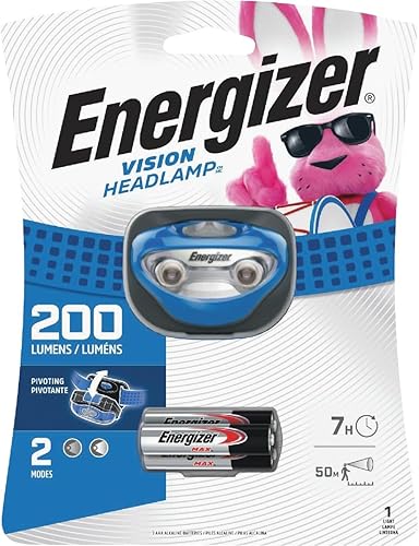Energizer Linterna LED para faros delanteros, súper brillante, compacta y deportiva, perfecta para correr, pilas incluidas