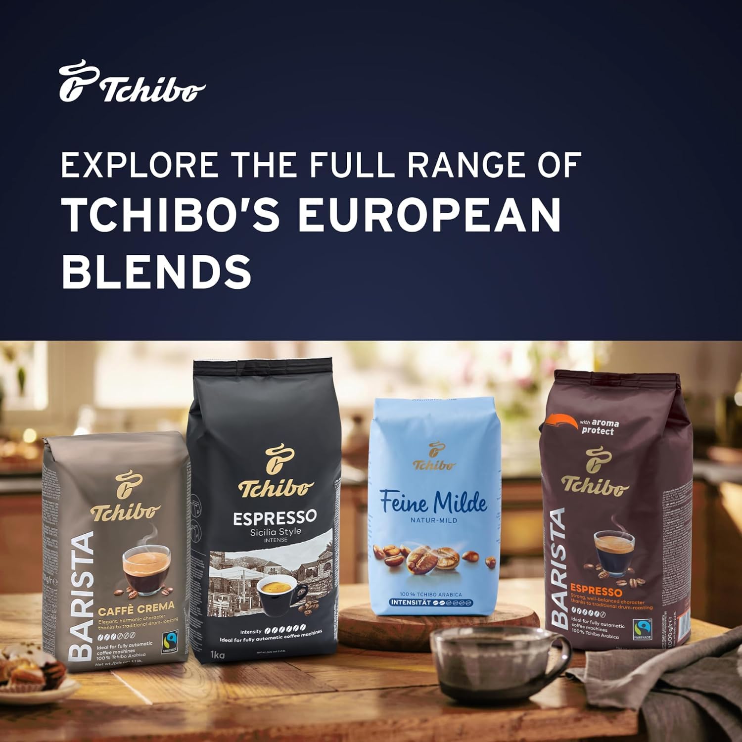 Tchibo Exclusive Ground Coffee - 250g