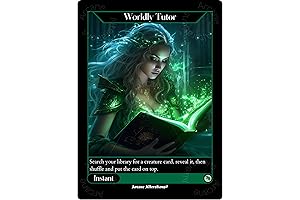 Worldly Tutor - Altered Art Custom Card