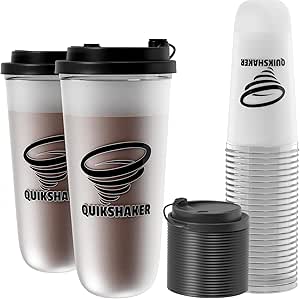 Amazon: QuikShaker 24oz Disposable Protein Shaker Cups Airtight