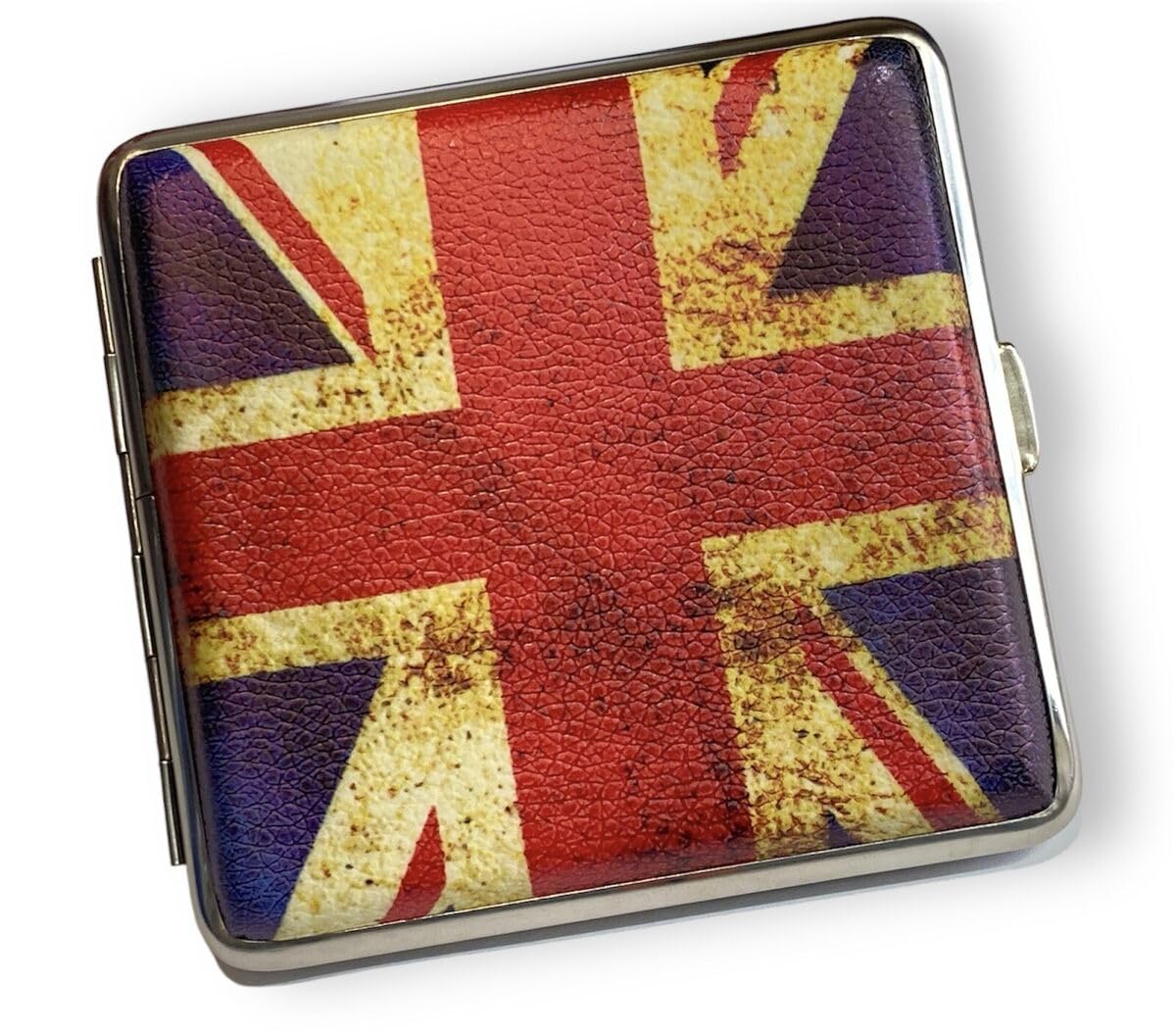 CIGARETTE CASE UNION JACK DESIGN HOLDS 20 CIGARETTES (20 PCS CIGARETTE CASE UNION JACK)
