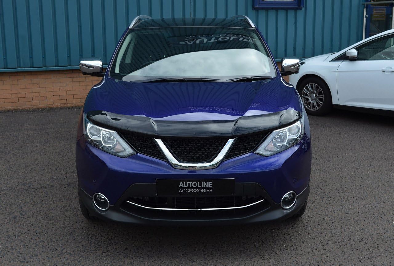 Chrome Front Grille Accent Trim Cover To Fit Qashqai (2014-17)