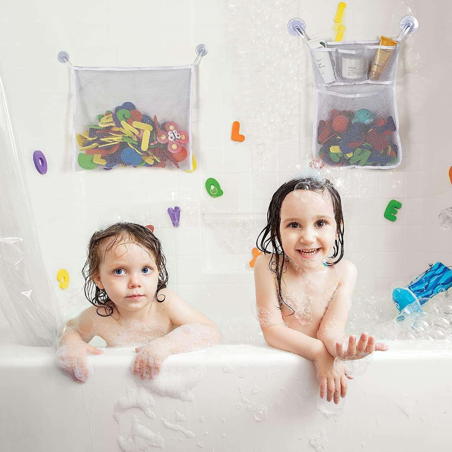 Badewannennetz Mit Koala-Muster – Praktischer Spielzeug-Organizer Mit 2 Haken Für Baby & Kinder-Badesachen