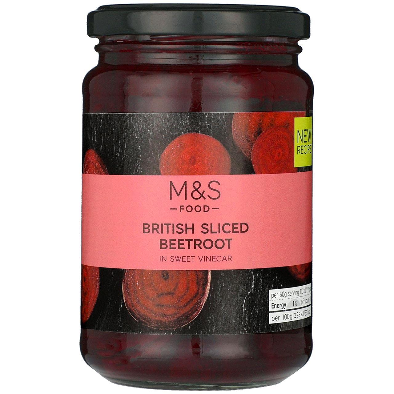 British Sliced Sweet Beetroot 340g (Pack of 2) M&S Marks & Spencer